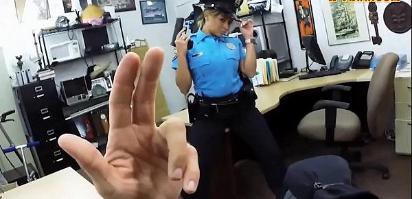 Hot ass police officer boned by pawn man